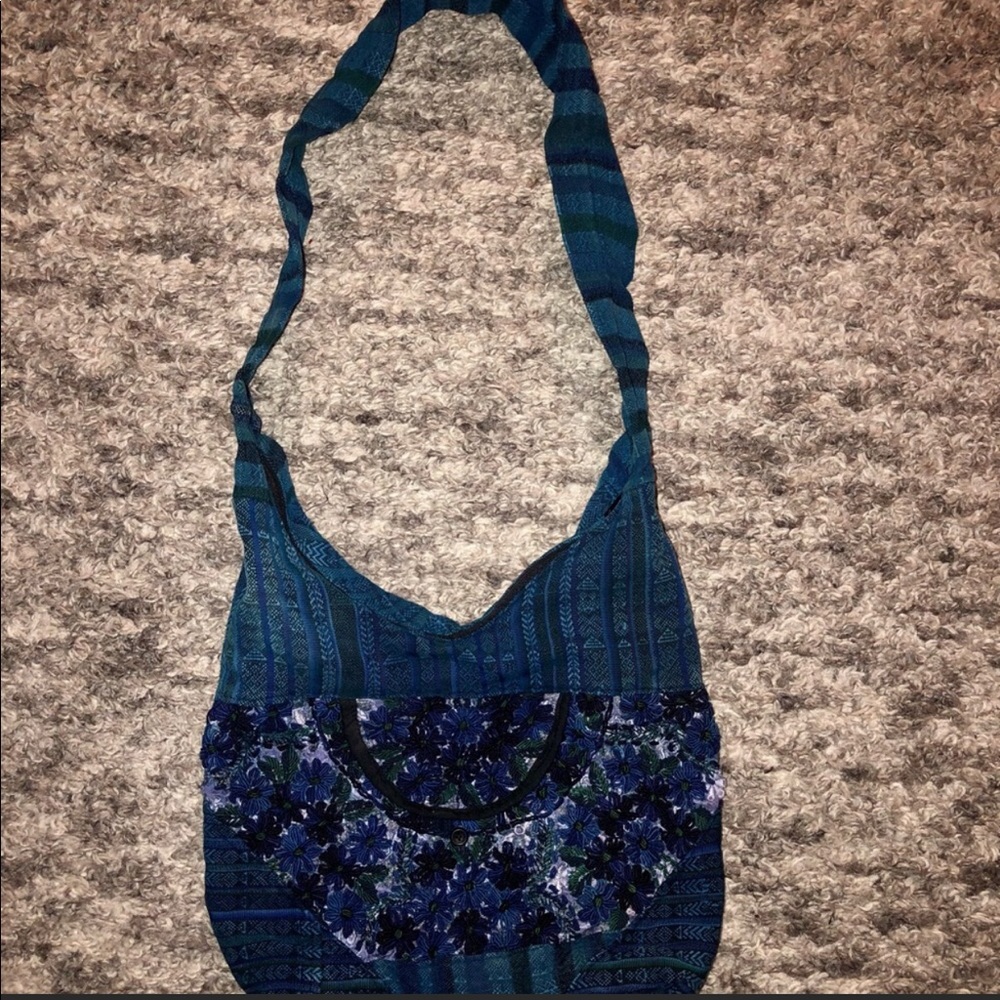 Blue Tulum Crossbody Bag